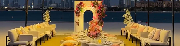 احتفال عيد ميلاد في دبي